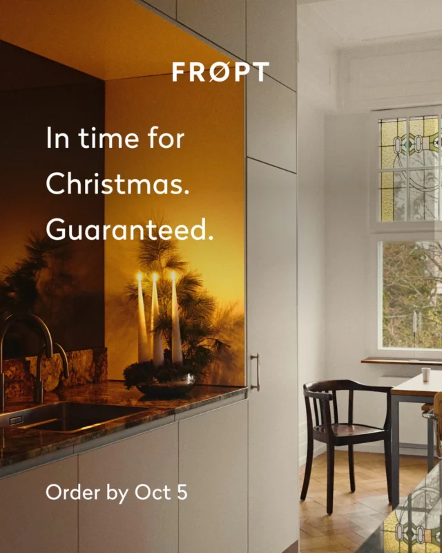 Picture this festive season in a new kitchen, refined in every detail. If you are dreaming of a transformation this year, now is the ideal moment to make it come true. Order your fronts by October 5th, and we guarantee delivery before Christmas. More info: link in our bio.